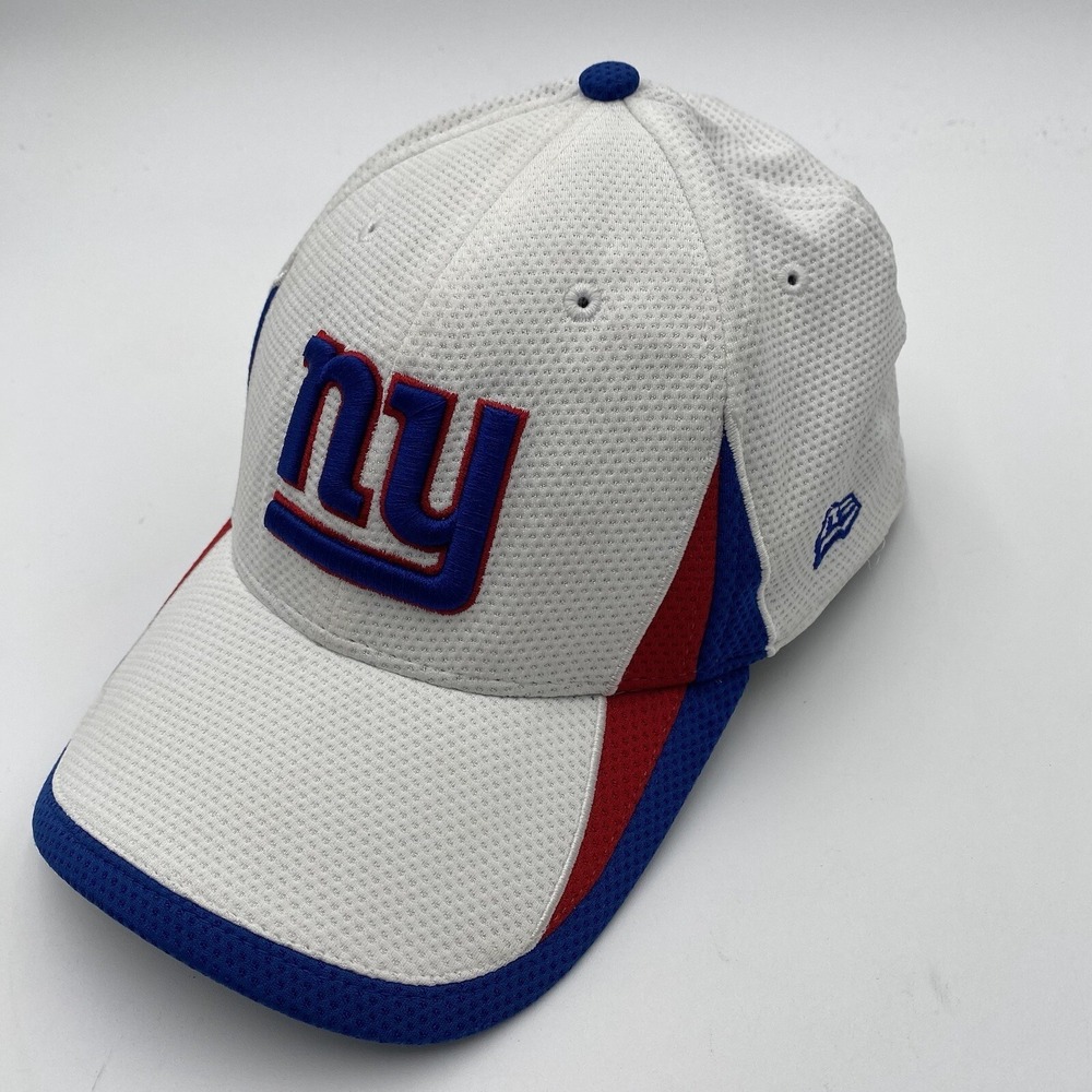 New York Giants Neo Mesh Fitted New Era 39thirty Hat Medium Large White Blue Red